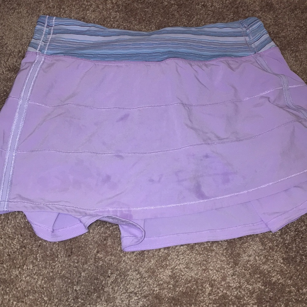 Lilac purple lululemon min skirt golfing